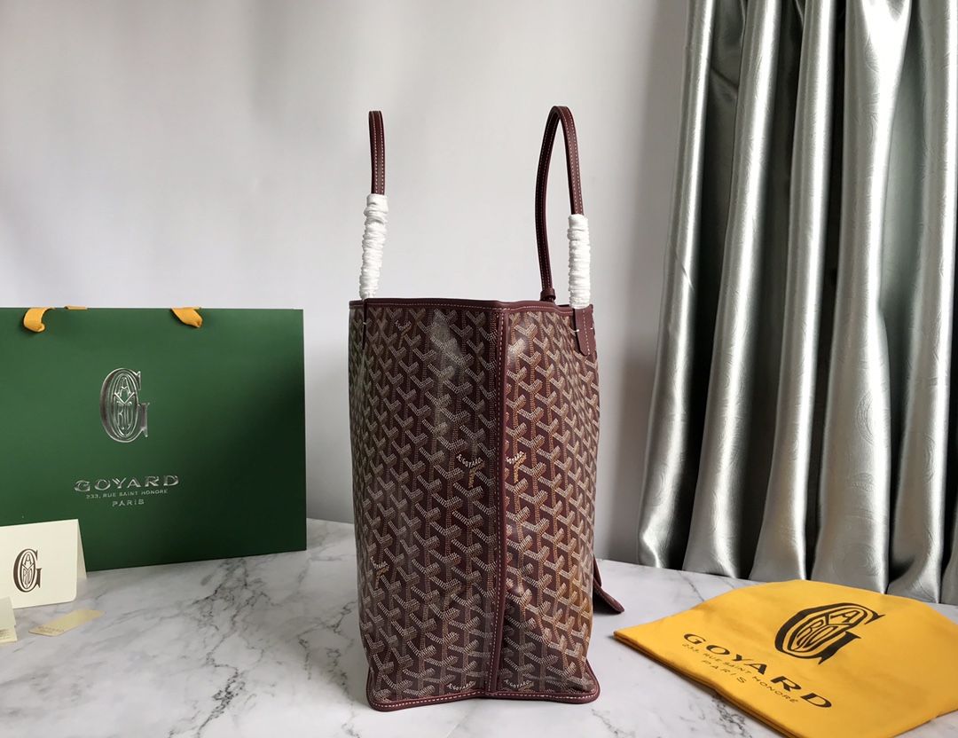 Anjou GM Reversible Tote Bag In Burgundy